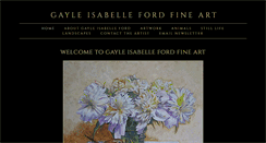 Desktop Screenshot of gayleisabelleford.com